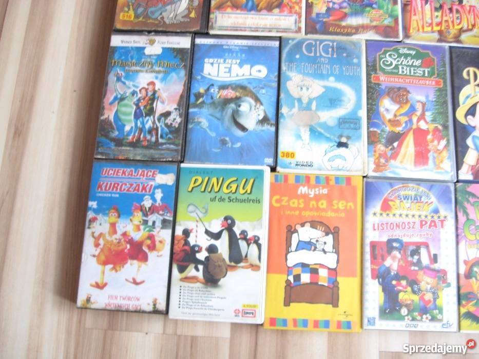 BAJKI Oryginał Filmy VHS 37 Grodziczno sprzedam