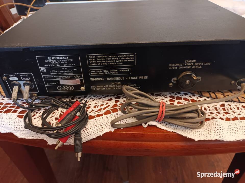 Magnetofon kasetowy Pionner CT 200 deck HiFi Tychy