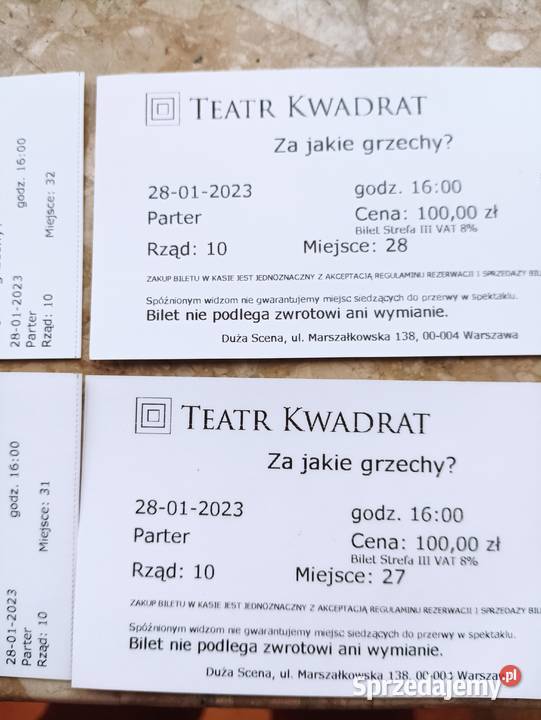 Bilety do Teatru Kwadrat mazowieckie