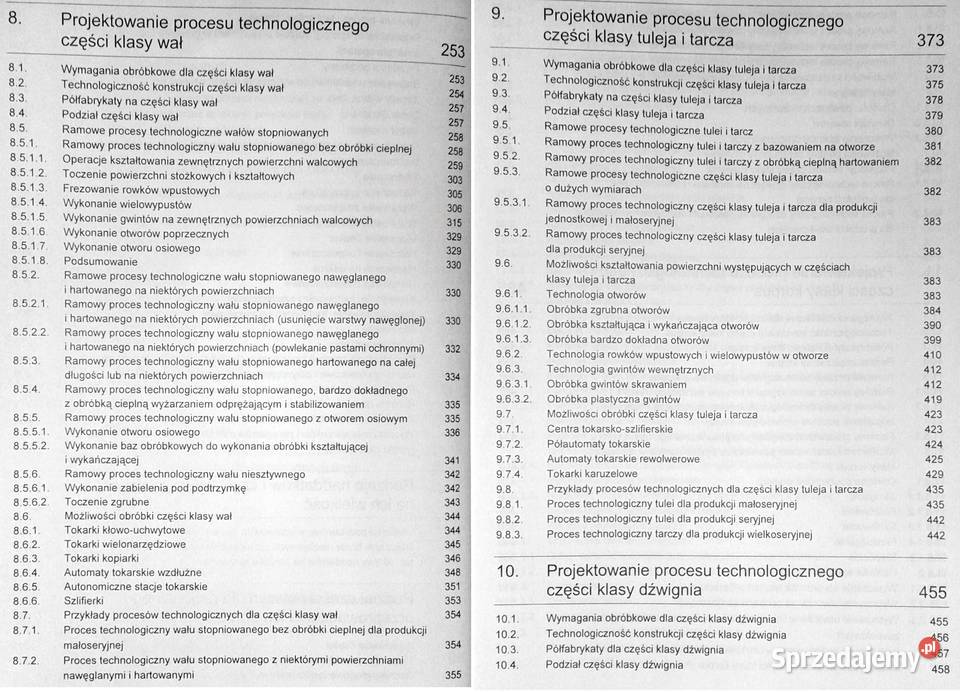 Podstawy projektowania procesów technologicznych Chełm sprzedam