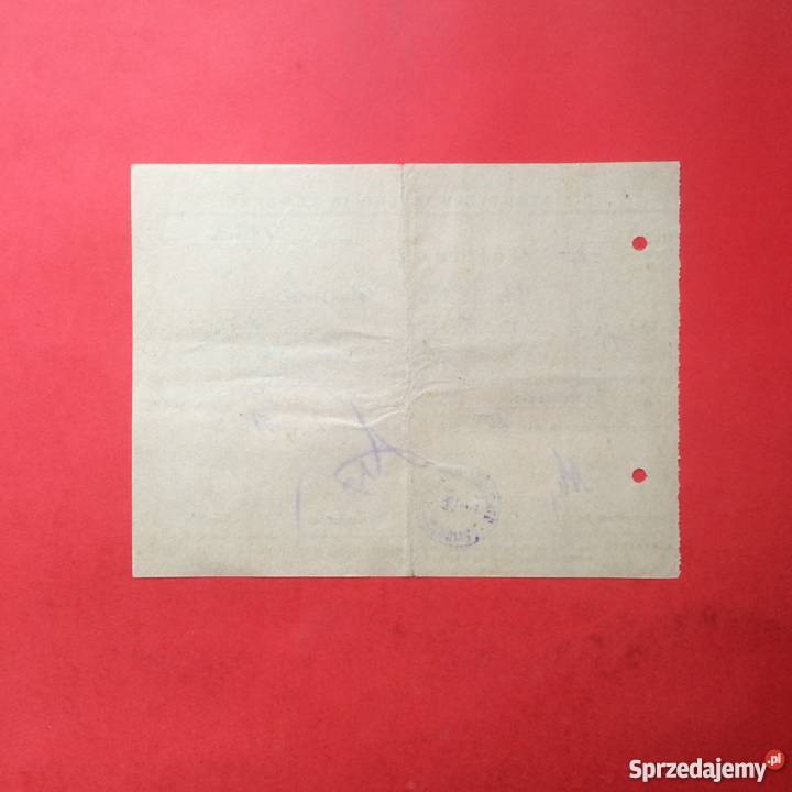 785 Lwów Pokwitowanie Chrobak