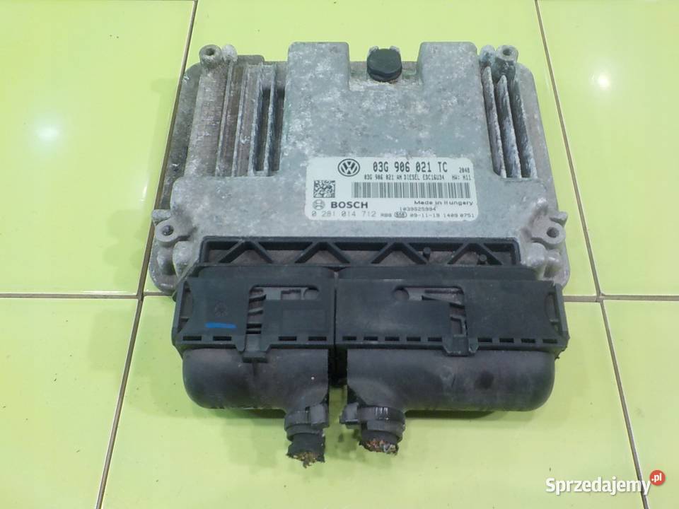 SKODA OCTAVIA II LIFT 20 TDI 10r sterownik Czujniki i sterowniki Suków