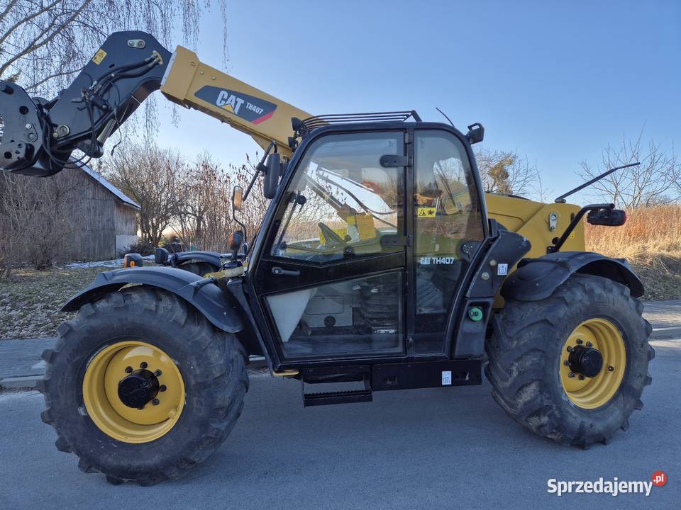 Ładowarka Teleskopowa Caterpillar CAT TH407 09r lubelskie Tomaszów Lubelski sprzedam