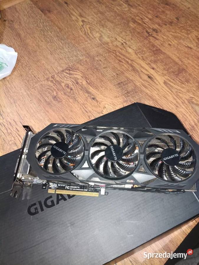 GTX 970 4GB windforce sprawna niskie temperatury mazowieckie Ostrów Mazowiecka