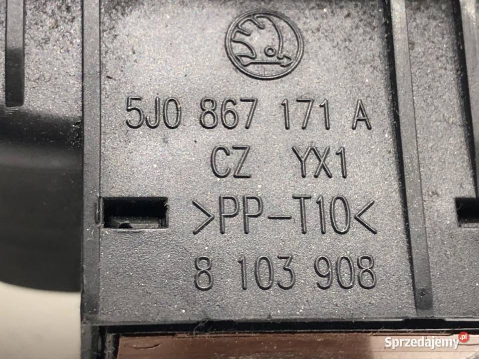 PRZEŁĄCZNIK SZYB SKODA ROOMSTER 5J0867171A 0615