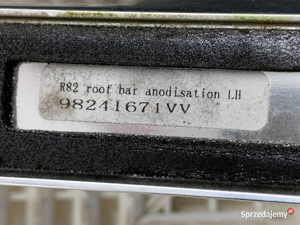 RELINGI DACHOWE KOMPLET PEUGEOT 508 SW II Kombi