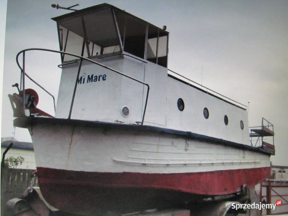 Jacht stalowy wycieczkowy 12sto osobowy wielkopolskie