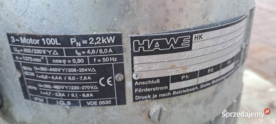 Zasilacz hydrauliczny HAWE HKF agregat Myślenice
