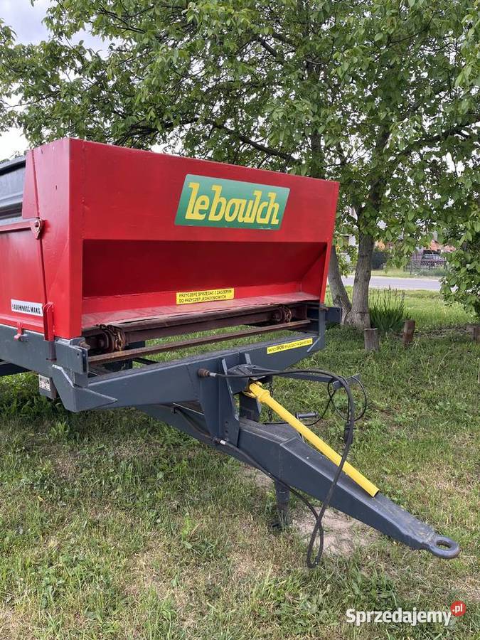 Rozrzutnik obornika Lebulch 65t nieuszkodzony łódzkie Kocierzew Północny