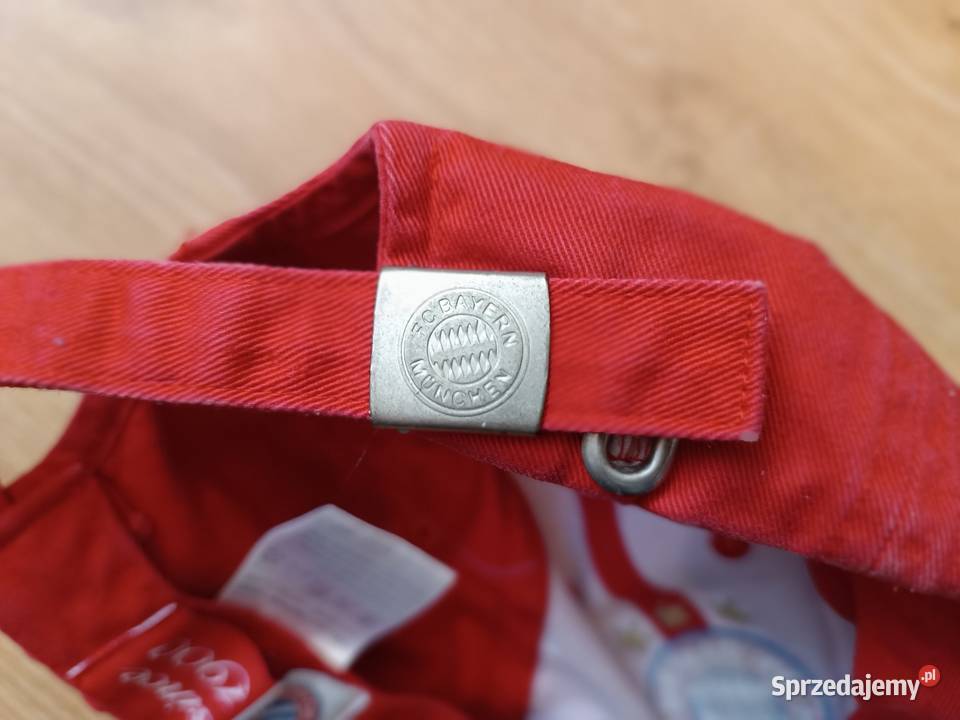 Czapka bejsbolówka BAYERN Mnchen kolor czerwony Pozostałe