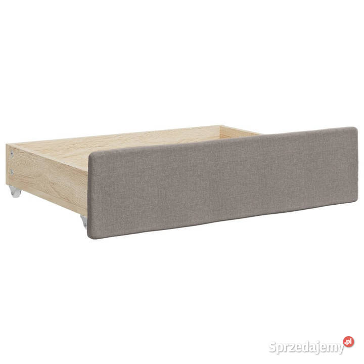 Sofa rozsuwana z szufladami taupe tkanina mazowieckie Warszawa