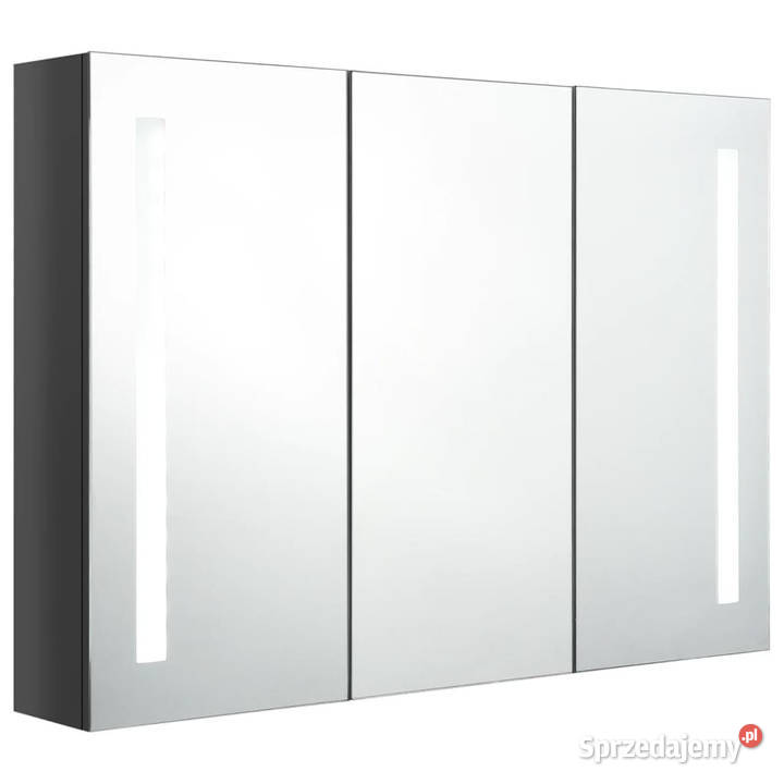 Szafka łazienkowa z lustrem i LED 89x14x62 Warszawa