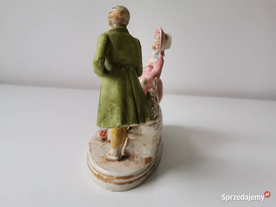 Stara przedwojenna figurka porcelanowa Katowice