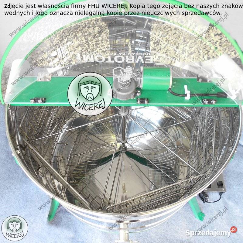 Miodarka elektryczna 6 ramkowa nierdzewna Jaśliska