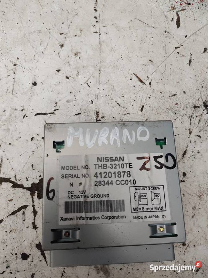 NISSAN MURANO Z50A moduł nawigacji 28344CC010