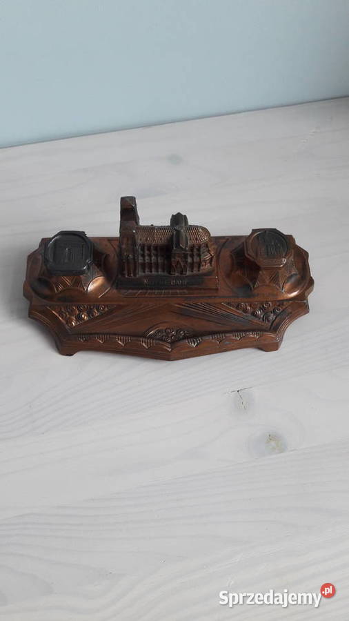 Świecznik Katedra Notredame odcienie brązowego Głuchołazy