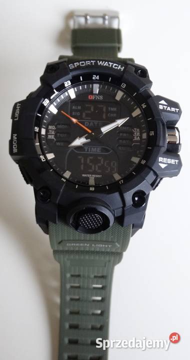Zegarek męski sportowy duży wojskowy zielony Gorzów Wielkopolski sprzedam
