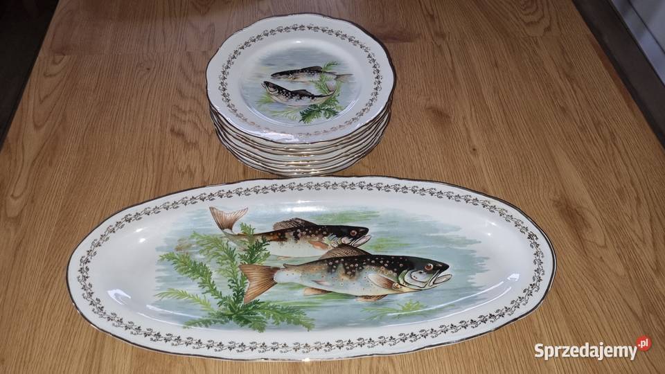 Serwis Rybny Porcelana Francuska Digion Wola Podłężna