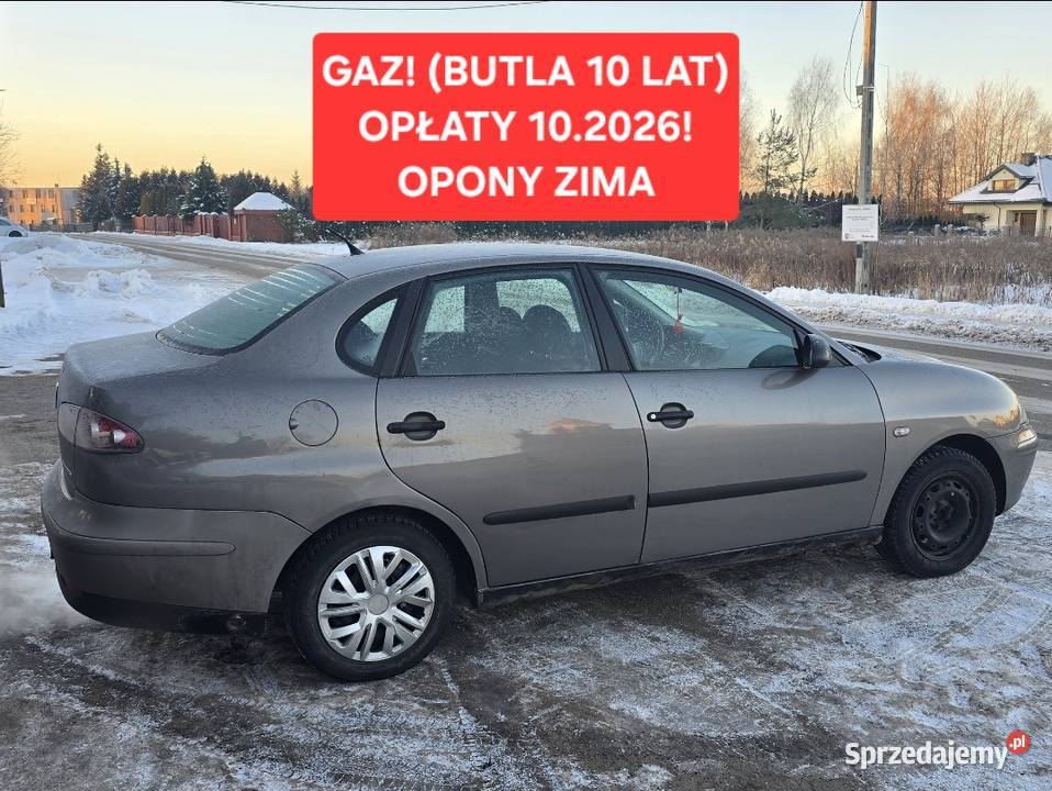 GAZ Butla 10 LAT Opłaty 102026 2005 Seat Cordoba Mińsk Mazowiecki