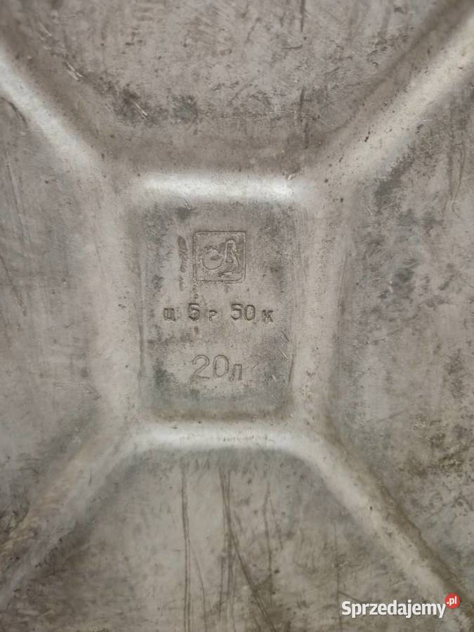 Aluminiowy kanister 20L