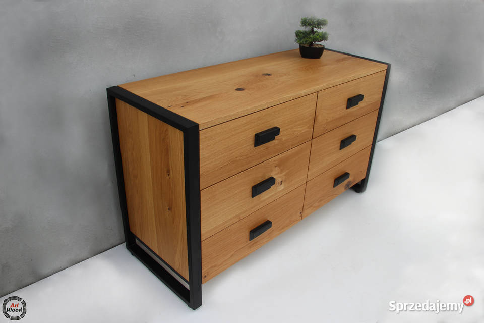 Komoda loftowa Szafy, regały, półki