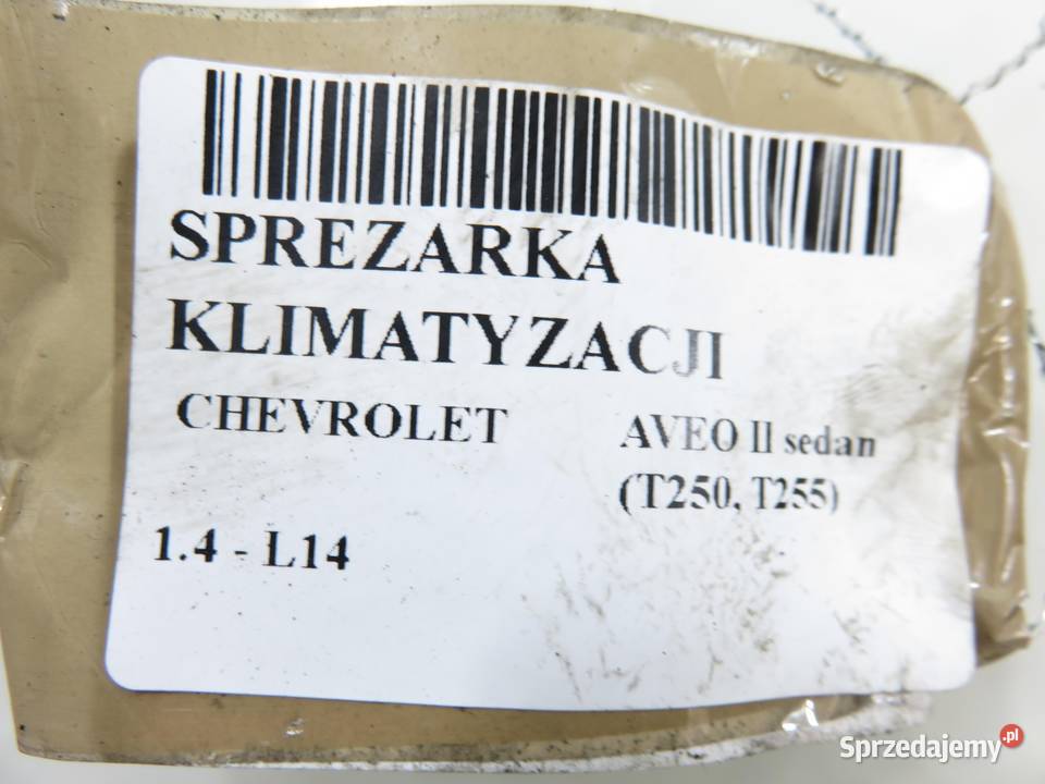 KOMPRESOR KLIMATYZACJI CHEVROLET AVEO II T250 14 małopolskie