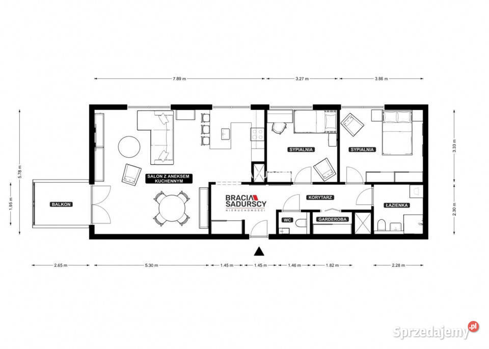 sprzedaży mieszkania Kraków Stańczyka 851m2 blok