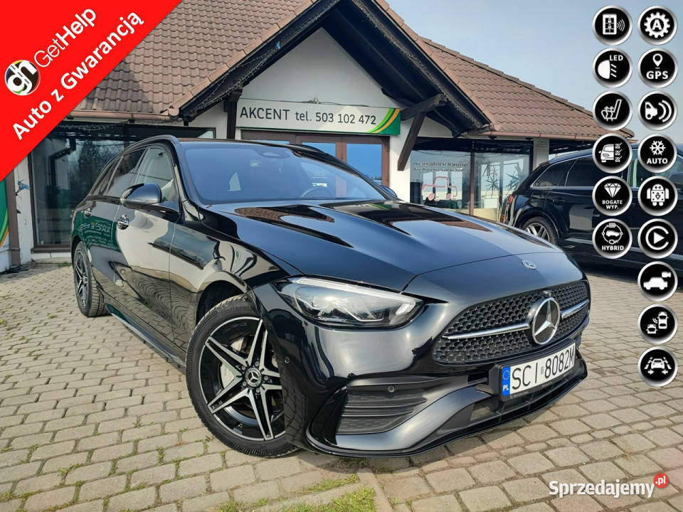 Mercedes C 300 C 300 e niski przebieg AMG W206 światła do jazdy dziennej Ustroń