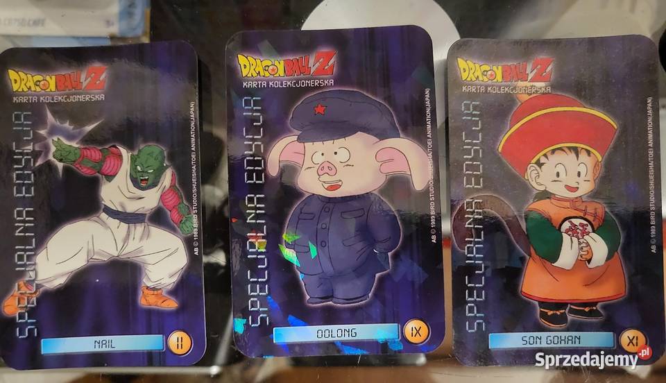 karty dragon ball z Son Goham xi Oolong IX Naik Lublin
