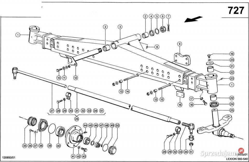 Claas Lexion 560 RURA POŚREDNIA 0006698430 Jastrzębniki