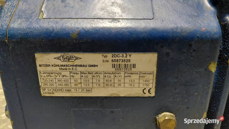 Sprężarka BITZER 2DC32 Y Wrocław