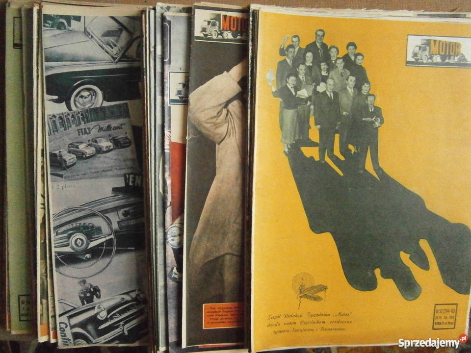 Czasopismo Motor roczniki lata 50 małopolskie