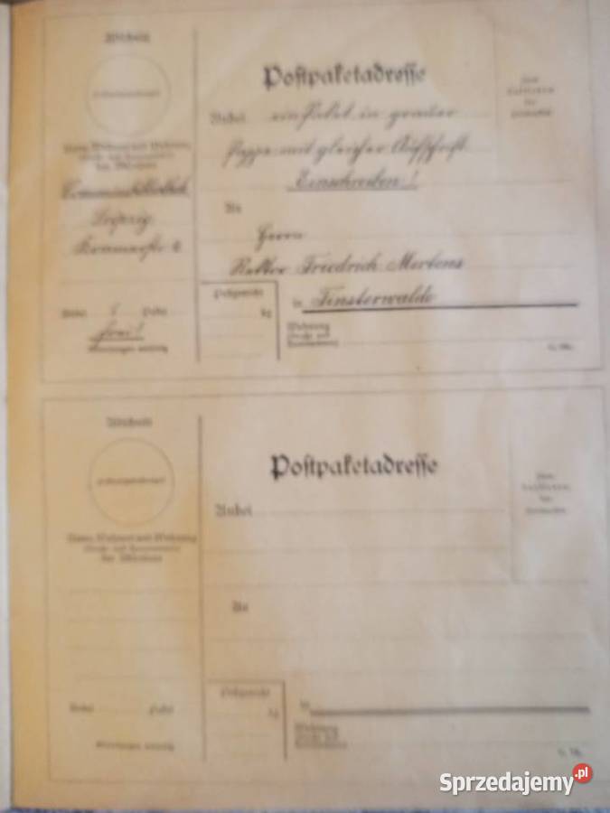 Niemiecka broszura pocztowa 1911 Szczecinek