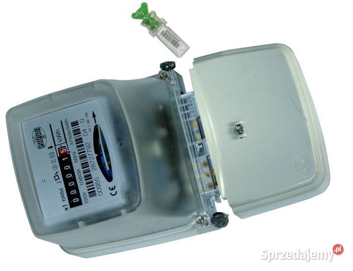 LICZNIK MANUAL 1 FAZOWY ENERGII PEFAL 6A8d A52 Zabezpieczenia i rozdzielnice