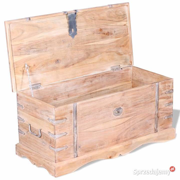 vidaXL Skrzynia z drewna akacjowegoSKU244053 Warszawa