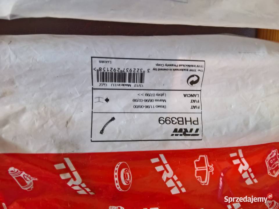 Przewody hamulcowe przednie Fiat Marea i Układ hamulcowy Warszawa