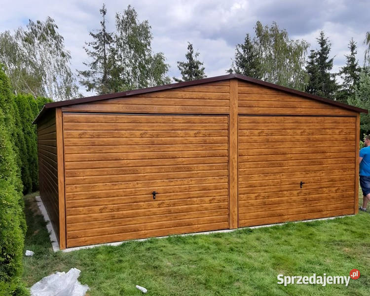 Graż blaszany Drewnopodony 6x6 Garaże Blaszane Lublin sprzedam
