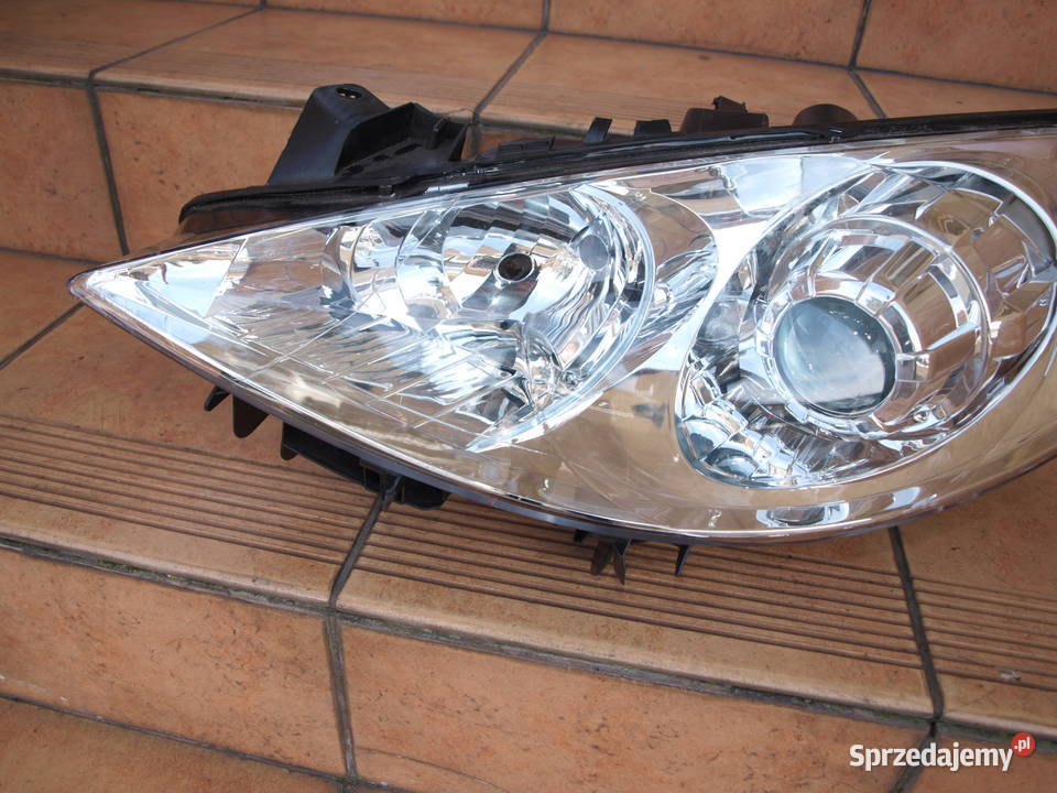 Peugeot 307 lampa lewa przód zwykła soczewka Kalisz