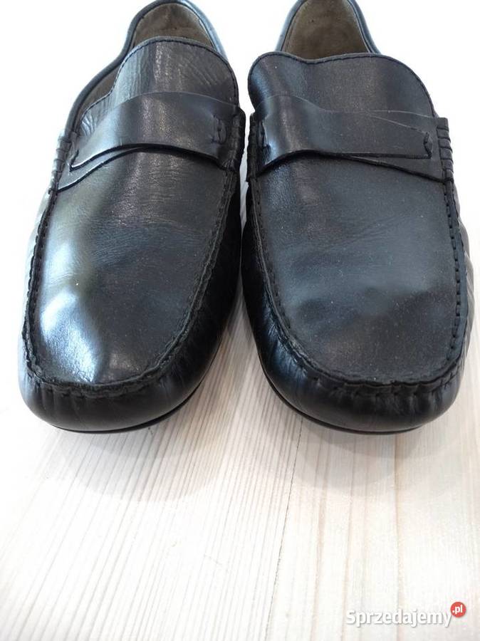 Buty Męskie Skórzane Skóra Naturalna Licowa