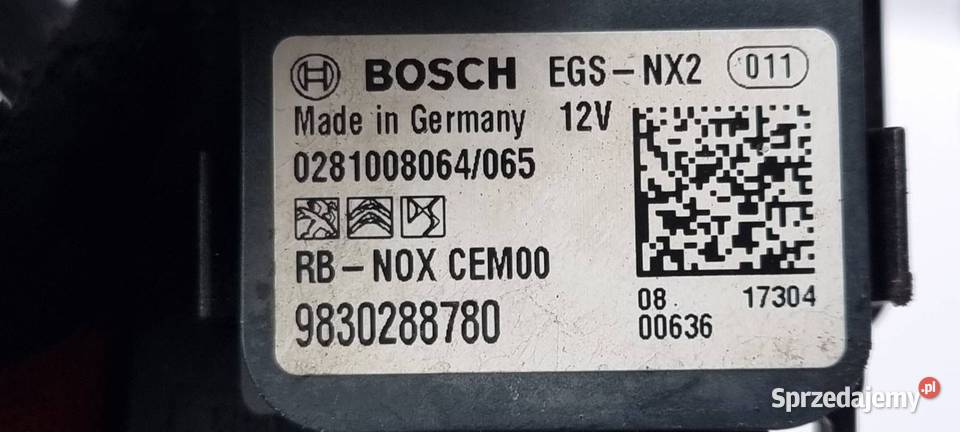 SONDA CITROEN BERLINGO III 9830288780 Lipno