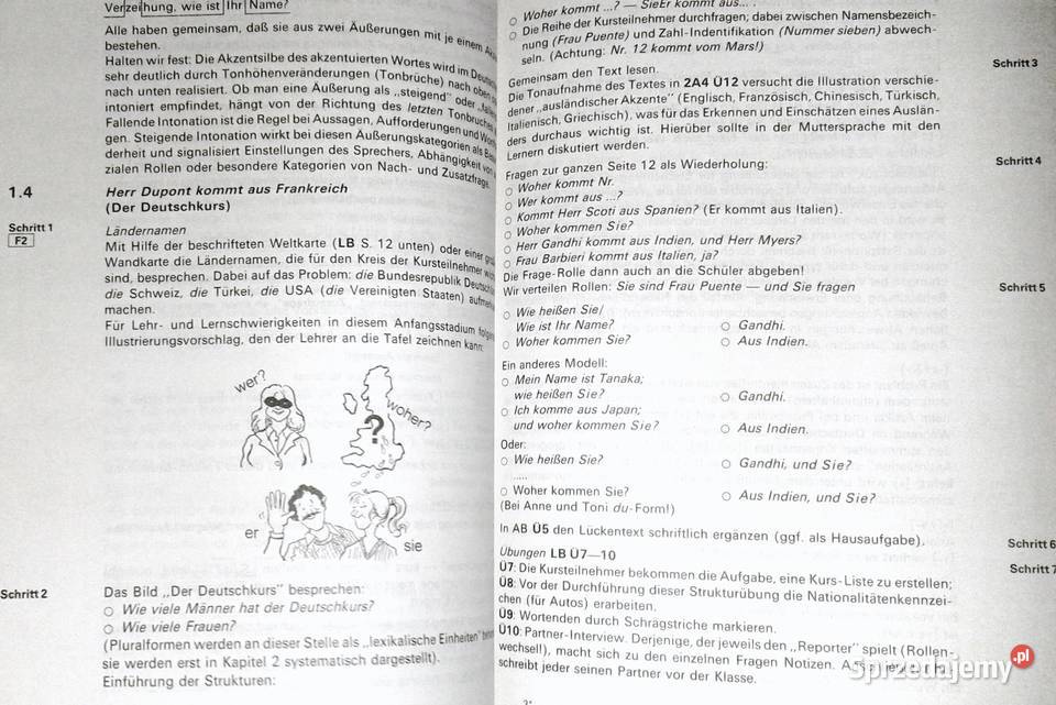 Deutsch aktiv 1A Poradnik metodyczny Neuner Rok wydania 1993 Chełm