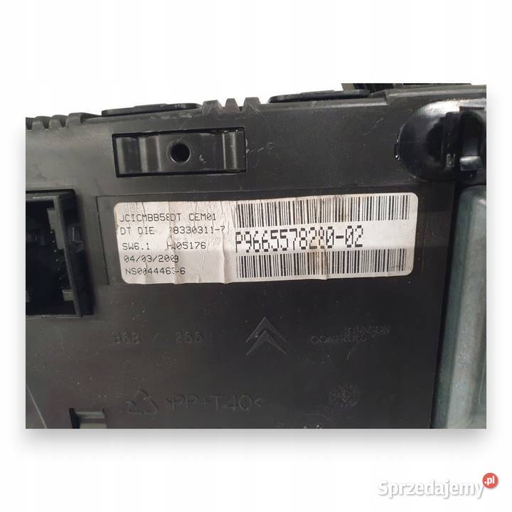 LICZNIK ZEGARY P966557828002 Citroen C4 Picasso
