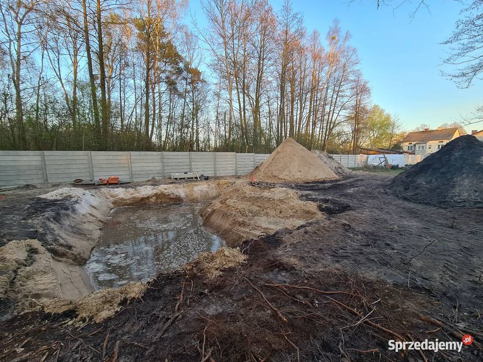 Piach kruszywo ziemia roboty ziemne wykopy Wykopy, roboty ziemne