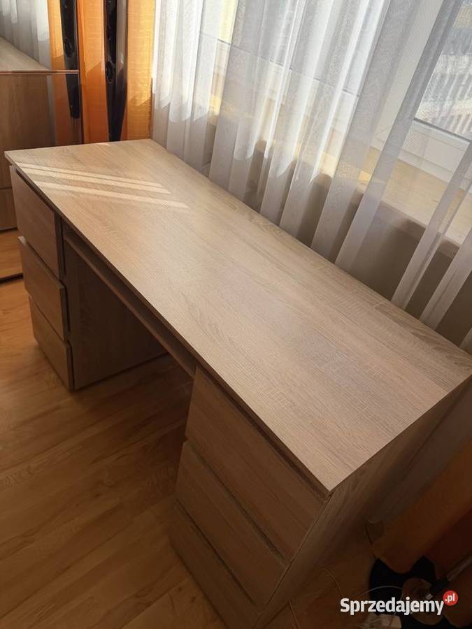 Biurko do naukipracy z szufladami stan Warszawa