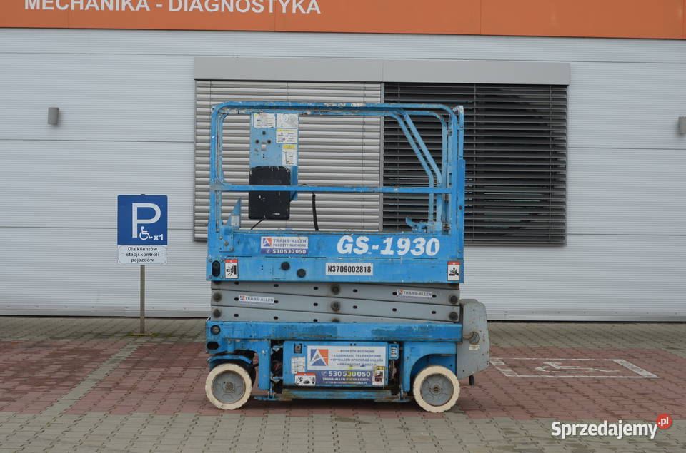 Podnośnik nożycowy GENIE GS 1930 220 podkarpackie Jasło