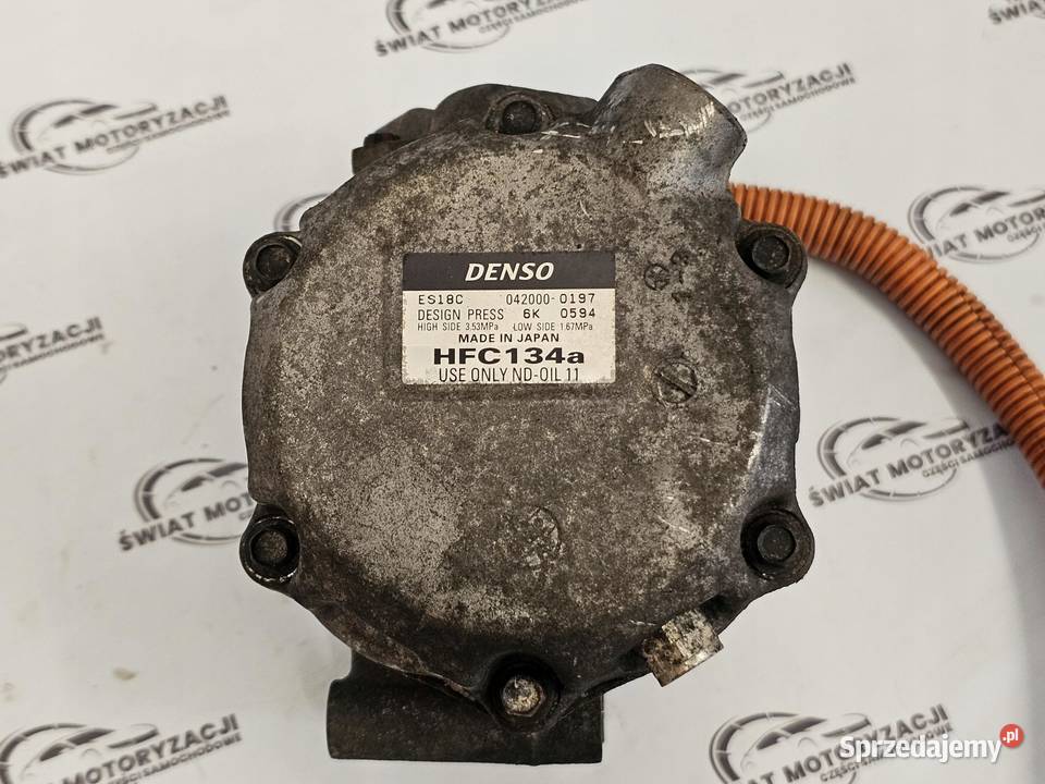 TOYOTA PRIUS 15 16V X1NW90 1NZFXE 57KW sprężarka osobowe