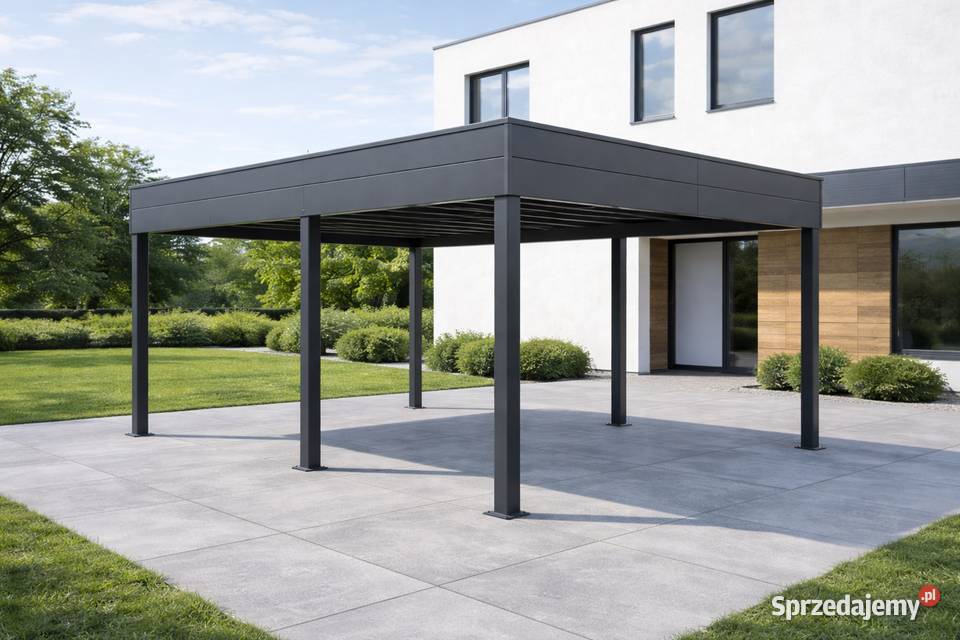 Nowoczesna wiata garażowa CARPORT dolnośląskie Wrocław