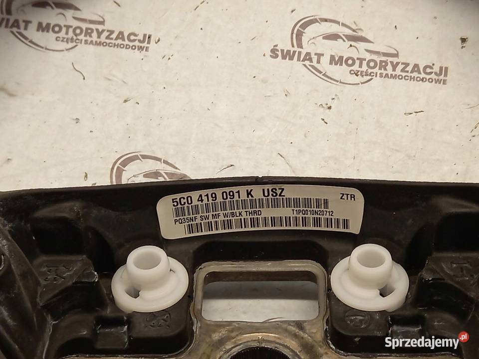 VW GOLF VI 11r kierownica skórzana 5C0419091K Rok produkcji 2011 świętokrzyskie