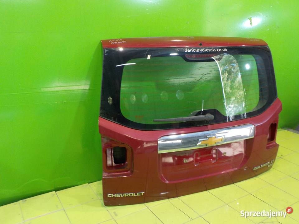 CHEVROLET ORLANDO 11r klapa tyl Karoseria Suków
