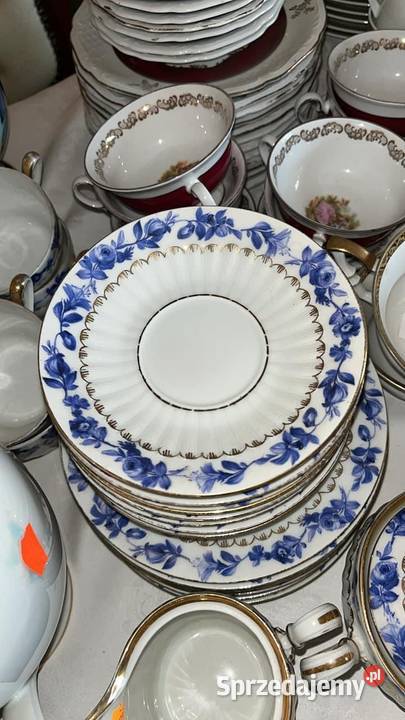 Filiżanka z talerzykiem Sygnatura Knigszelt PK Porcelana i szkło Gdańsk